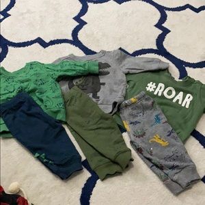 3 baby boy outfits 6M
